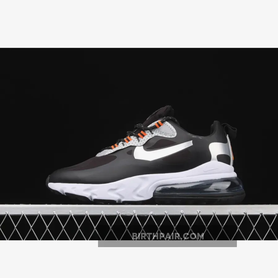Nike Air Max 270 React Black Silver New Releases CT1834-001