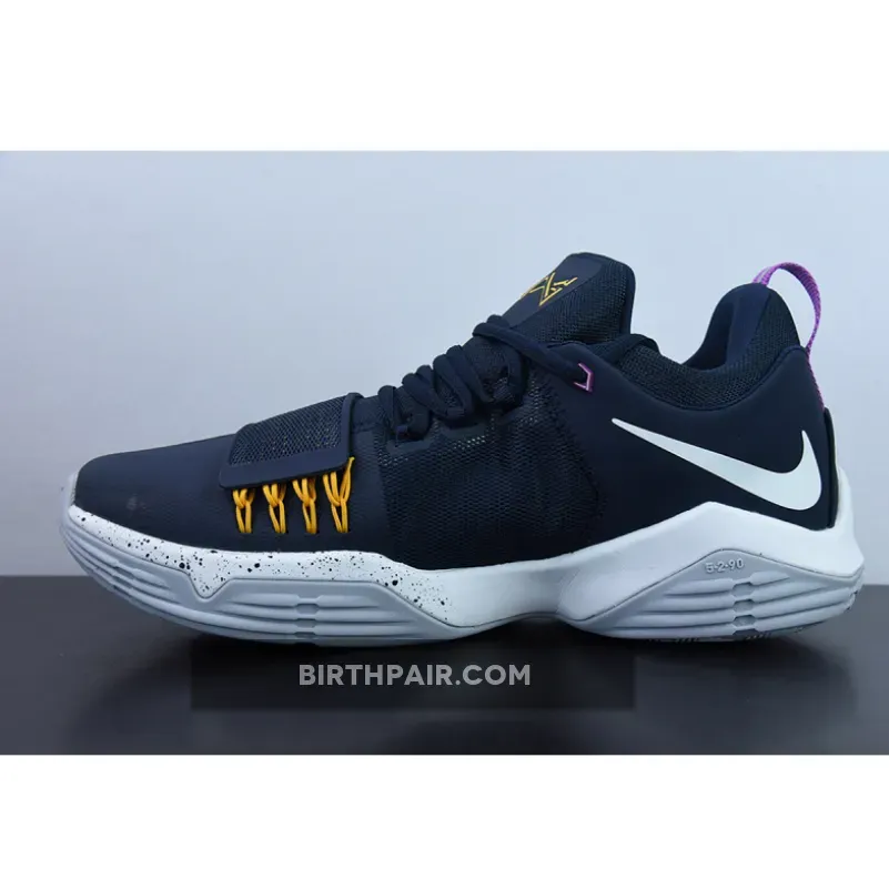 Nike PG 1 Ferocity Obsidian/University Gold-Hyper Violet-Wolf Grey