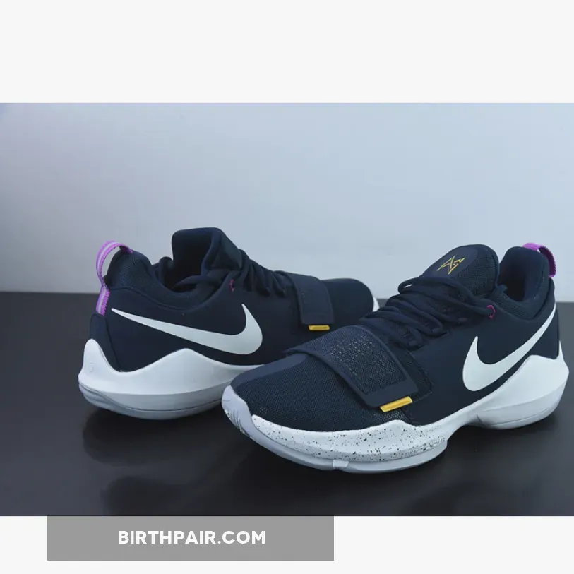 Nike PG 1 Ferocity Obsidian/University Gold-Hyper Violet-Wolf Grey