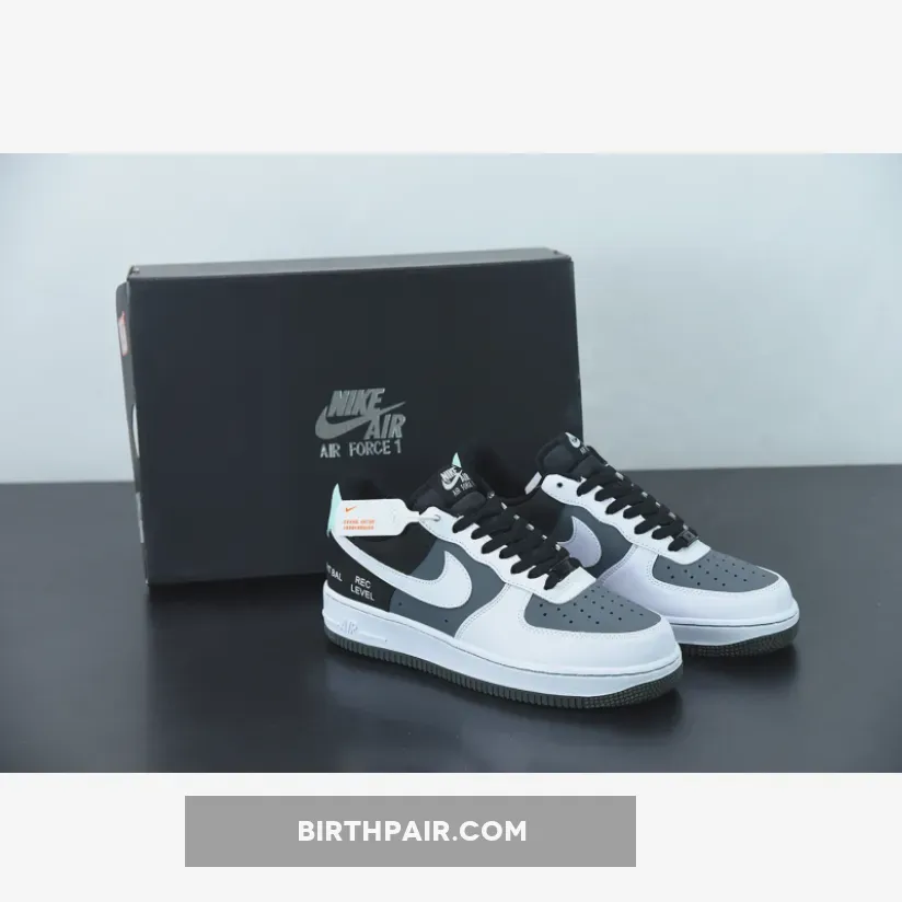 Nike Air Force 1 Low Black/Dark Grey-White / Dark Grey Air Force 1