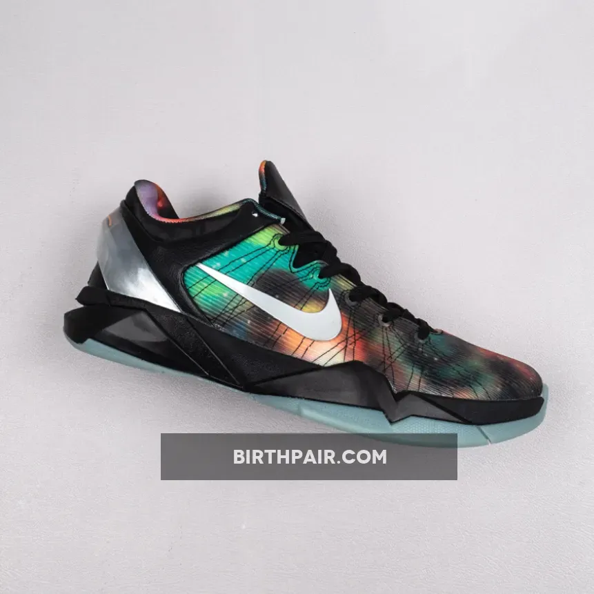 Kobe Galaxies / Nike Zoom Kobe 7 As 'Galaxy' BLACK/MTLLC SLVR-TTL ORNG-VLT
