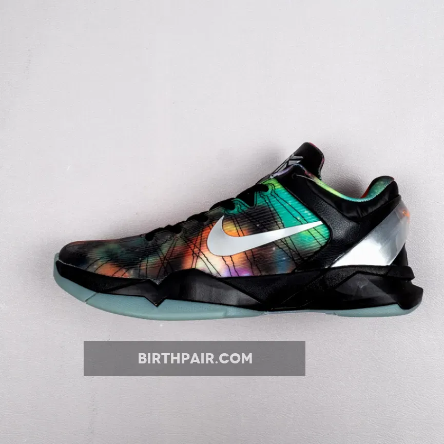 Kobe Galaxies / Nike Zoom Kobe 7 As 'Galaxy' BLACK/MTLLC SLVR-TTL ORNG-VLT