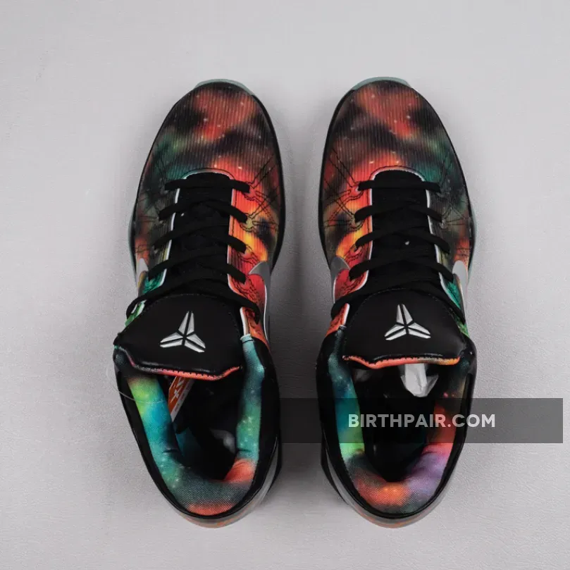 Kobe Galaxies / Nike Zoom Kobe 7 As 'Galaxy' BLACK/MTLLC SLVR-TTL ORNG-VLT