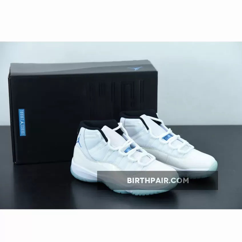 Air Jordan 11 Retro White/Legend Blue AJ11 / jordan 11 low blue and white
