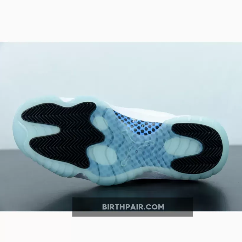 Air Jordan 11 Retro 'Legend Blue' 2014 Mens White/Legend Blue AJ11 Black, Jordan 11 All Blue