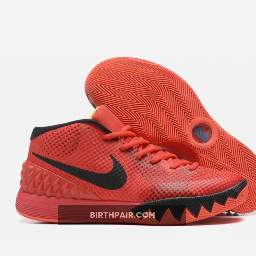 All Red Kyries / Nike Kyrie 1 'Deceptive Red' Bright Crimson/Black-University Red