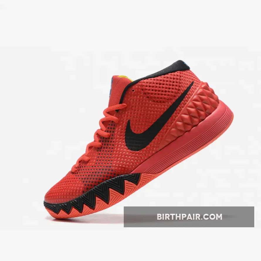 All Red Kyries / Nike Kyrie 1 'Deceptive Red' Bright Crimson/Black-University Red