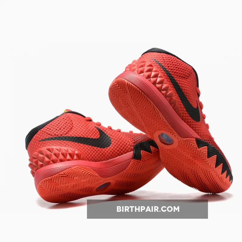 All Red Kyries / Nike Kyrie 1 'Deceptive Red' Bright Crimson/Black-University Red
