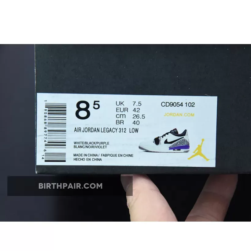 Jordan Legacy 312 Low 'Lakers' For Sale CD7069-102