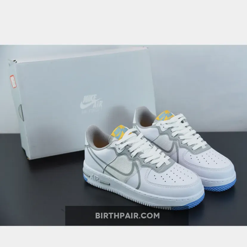 Nike React Af1 Nike Air Force 1 React White/Smoke Grey