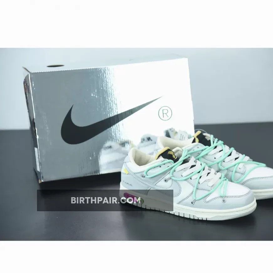 Off-White™ x Nike Dunk Low "4 of 50" Grey White 1675867266