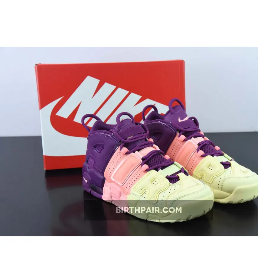Nike Air More Uptempo 'Lucky Charms' Citron/Pink/Bright Purple-Night Grape - nike blazers lucky charms