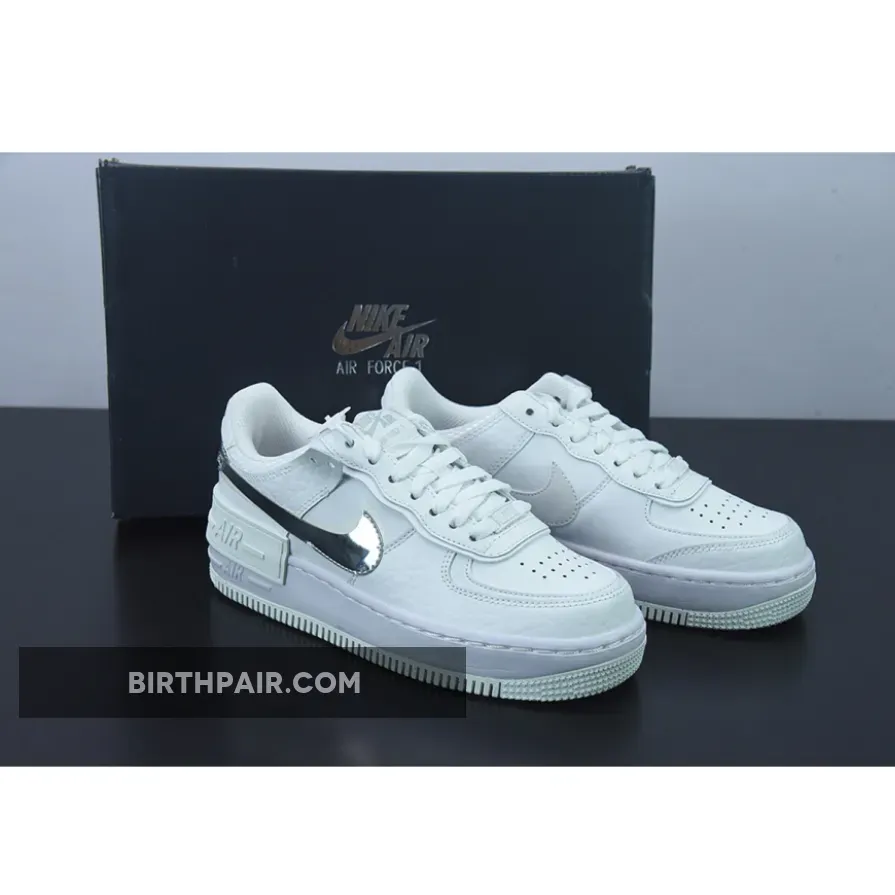 Nike Chrome - Nike Air Force 1 Shadow White Chrome DQ0837-100