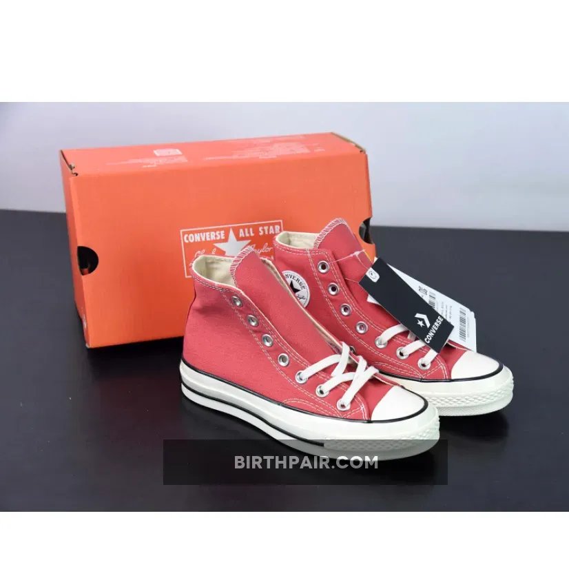 Converse Chuck 70 Vintage Canvas High Rhubarb Pie/Egret/Black chuck 70 vintage canvas egret