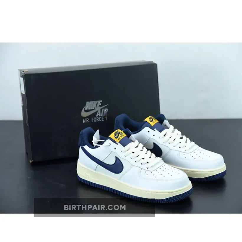 Navy And White Air Force 1 / Nike Air Force 1 '07 LV8 White/Midnight Navy-Sail