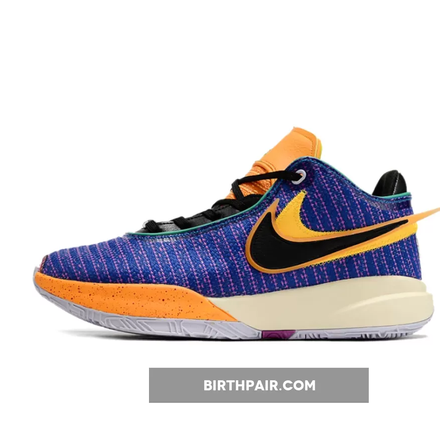 Nike Mens Lebron 20 Shoes In Purple Nike LeBron 20 Racer Blue/Black-Vivid Purple