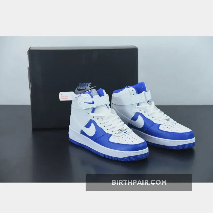 75th Anniversary Af1 NBA x Nike Air Force 1 High Royal and White