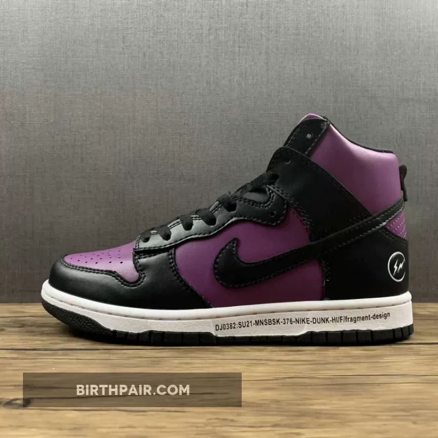 fragment design x Nike Dunk High City Pack Beijing Wine Black Nike Dunk Fragment