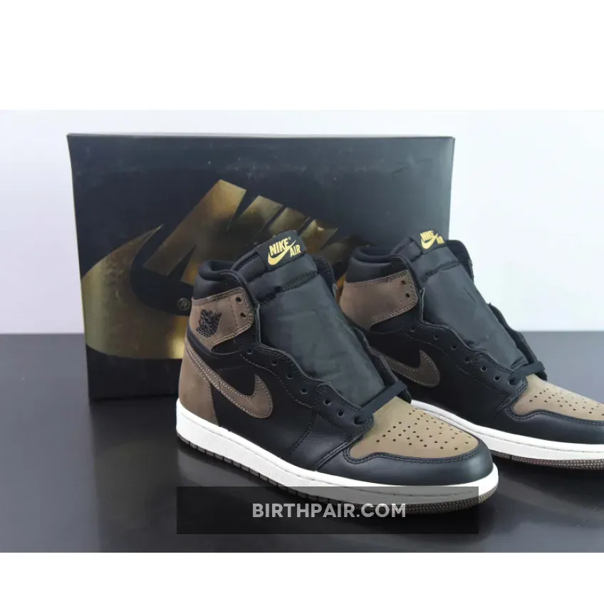 Air Jordan 1 High OG Black/Metallic Gold-Palomino DZ5485-020 air jordan 1 palomino