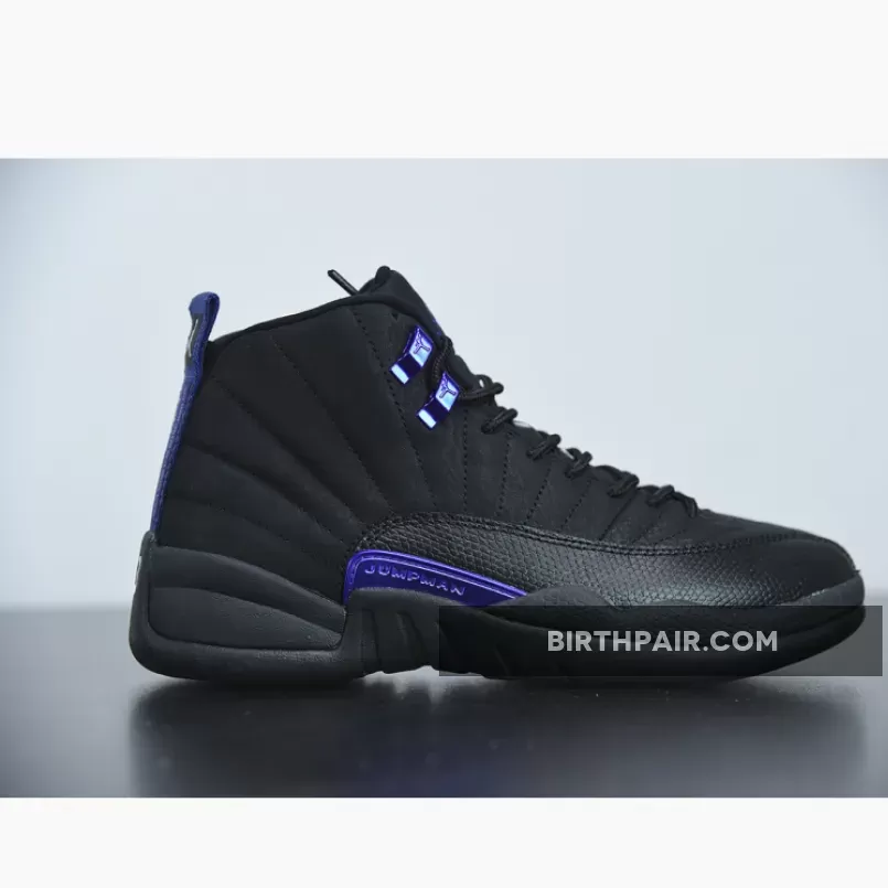 Air Jordan 12 Purple / Air Jordan 12 'Dark Concord' AJ12 Black/Black