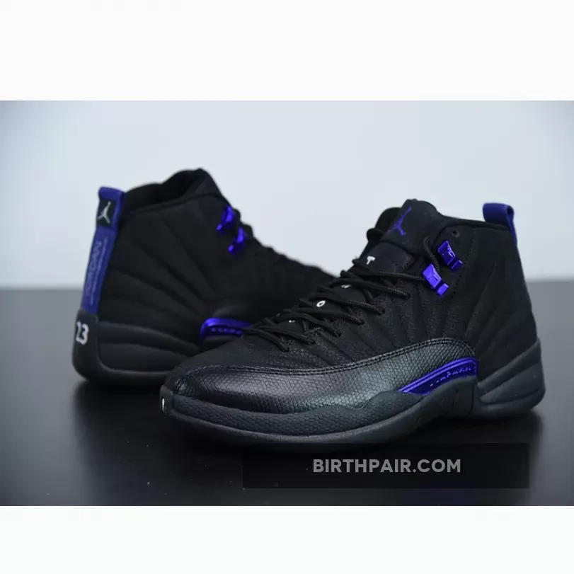 Air Jordan 12 Purple / Air Jordan 12 'Dark Concord' AJ12 Black/Black