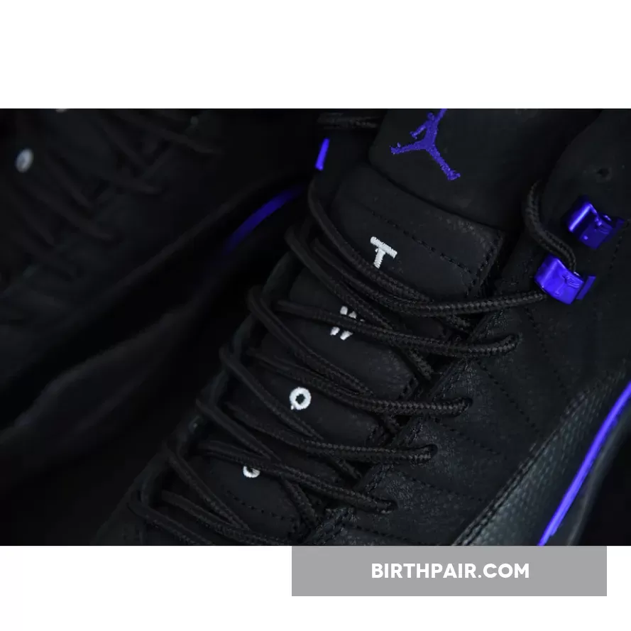Air Jordan 12 Purple / Air Jordan 12 'Dark Concord' AJ12 Black/Black