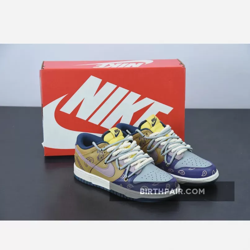 Nike Dunks Purple / Nike Dunk Low Brown Purple Yellow