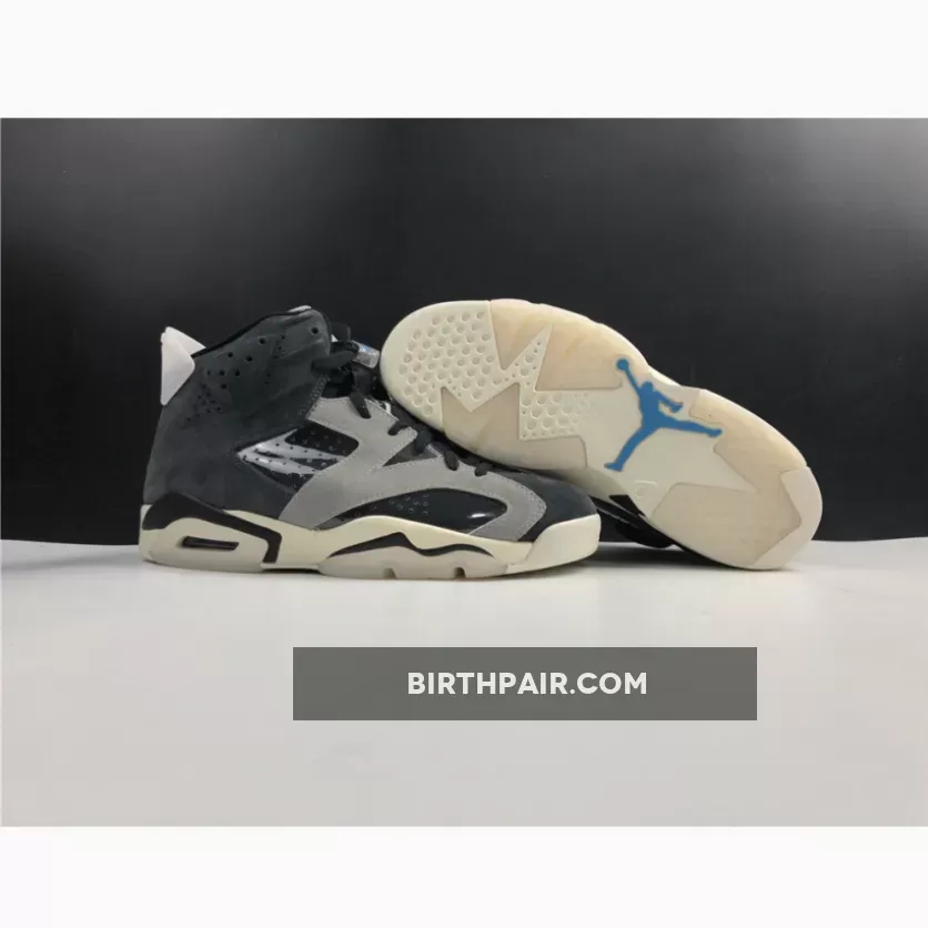 Air Jordan 6 'Tech Chrome' Black/Light Smoke Grey-Sail-Chrome ck6635