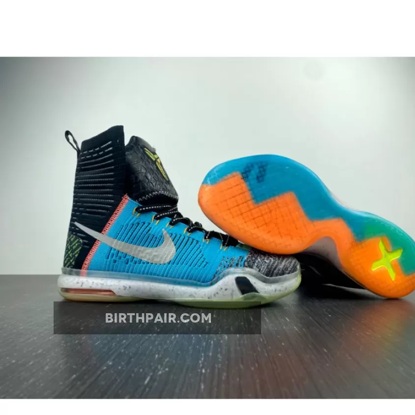 Kobe 10 Black Nike Kobe 10 Elite 'What The' Multi-color/Reflective Silver