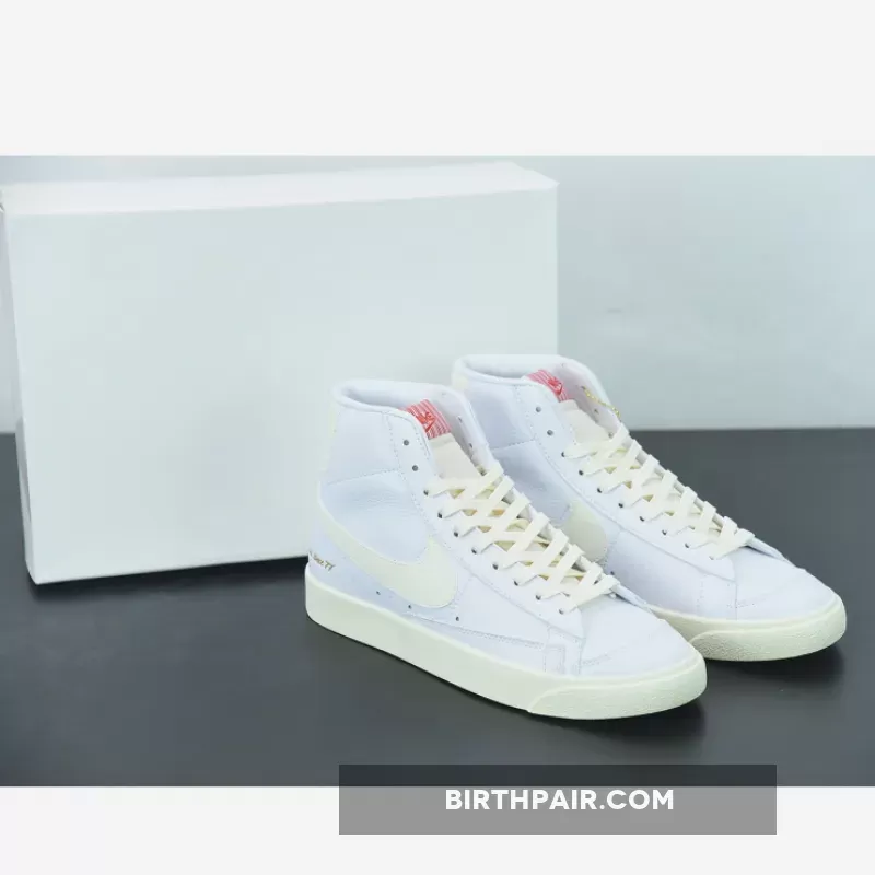 Nike Blazer Mid 77 Popcorn CW6421-100 nike blazer mid 77 vintage popcorn