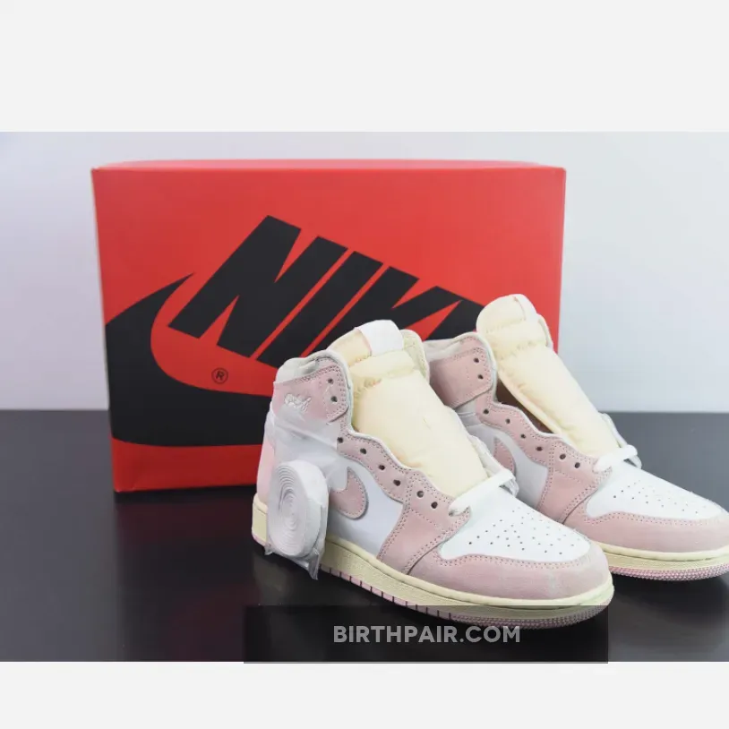 Jordan 1 High OG 'Washed Pink' Atmosphere/White-Muslin - aj 1 high pink
