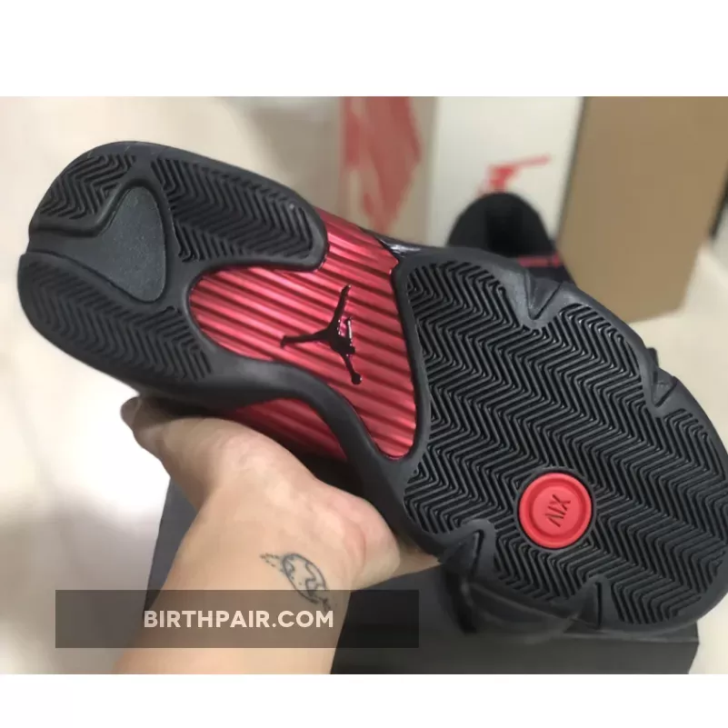 The Last Shot Jordan / Air Jordan 14 Retro 'Last Shot' AJ14 BLACK/VARSITY RED