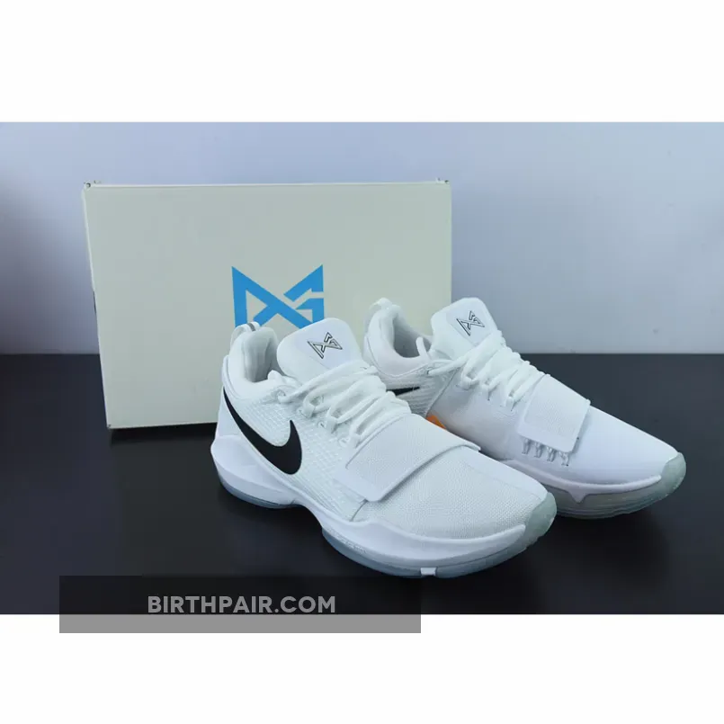 Pg 1 Colorways Nike PG 1 Checkmate White/Black-Chrome