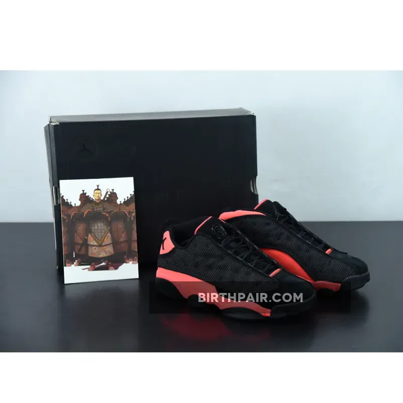 CLOT x Air Jordan 13 Low INFRA-BRED Jordan 13 Infrared
