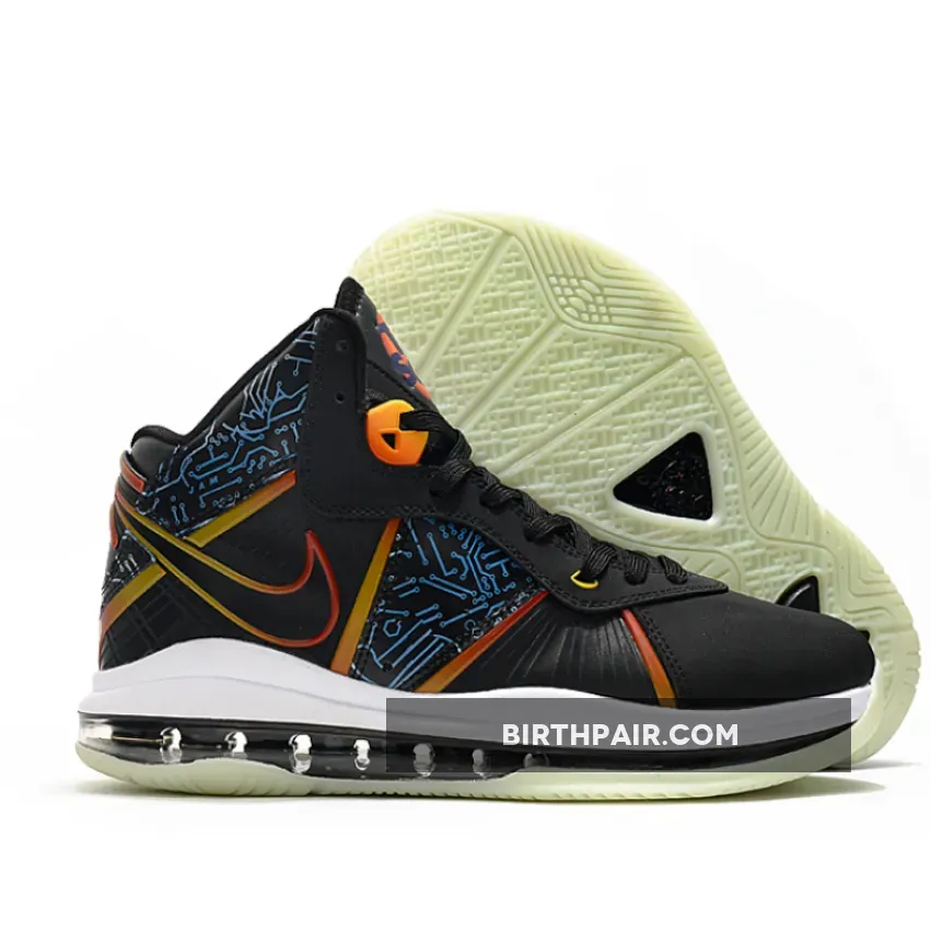 Nike LeBron 8 'Space Jam' Black/White-Multi-Color / Space Jam 8s