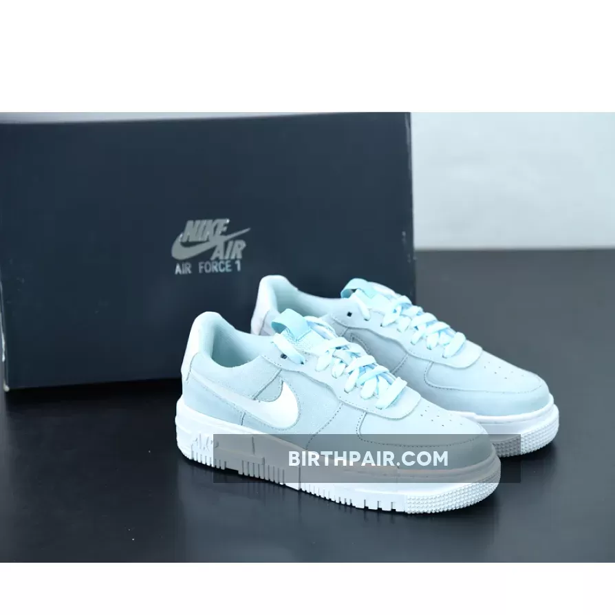 Mint Green Air Force Ones Nike Air Force 1 Pixel Glacier Ice Blue