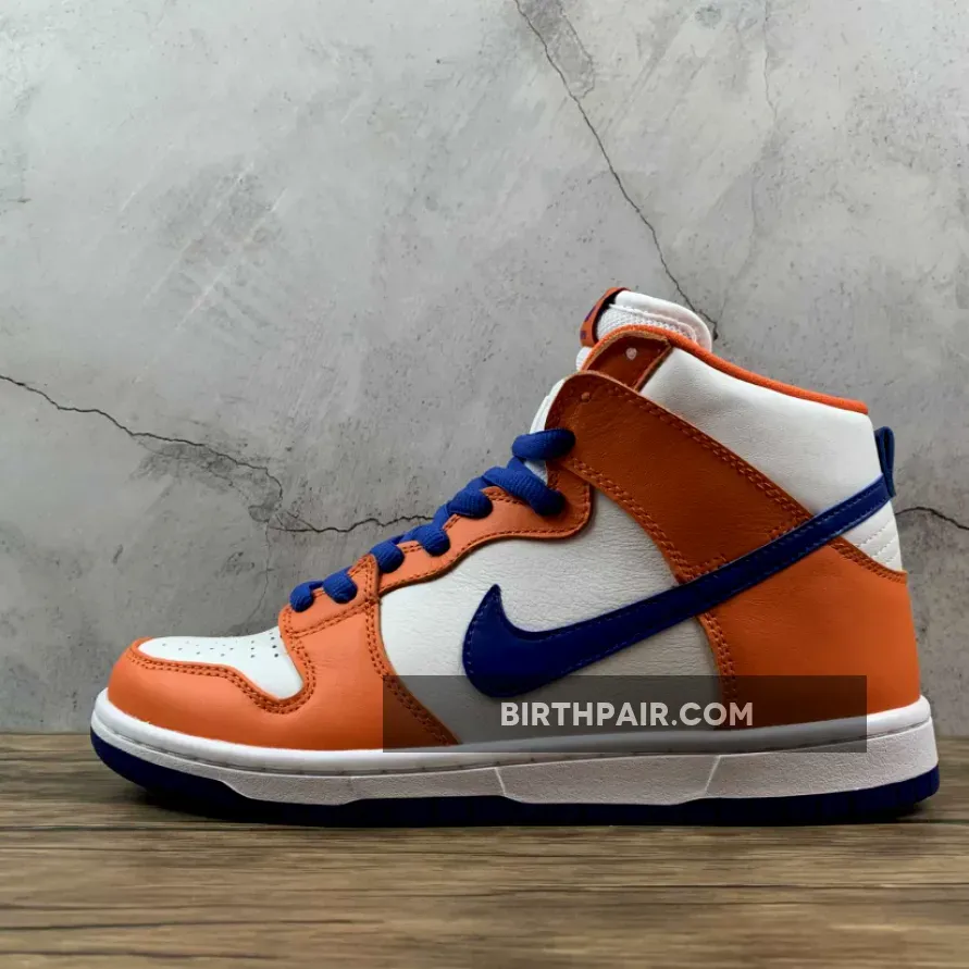 Nike SB Dunk High 'Danny Supa' Safety Orange/Hyper Blue-White - orange and blue dunks high