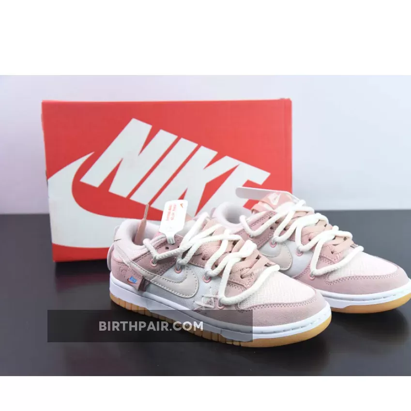 Custom Nike WMNS Dunk Low Teddy Bear Light Soft Pink 1685777657 Outlet