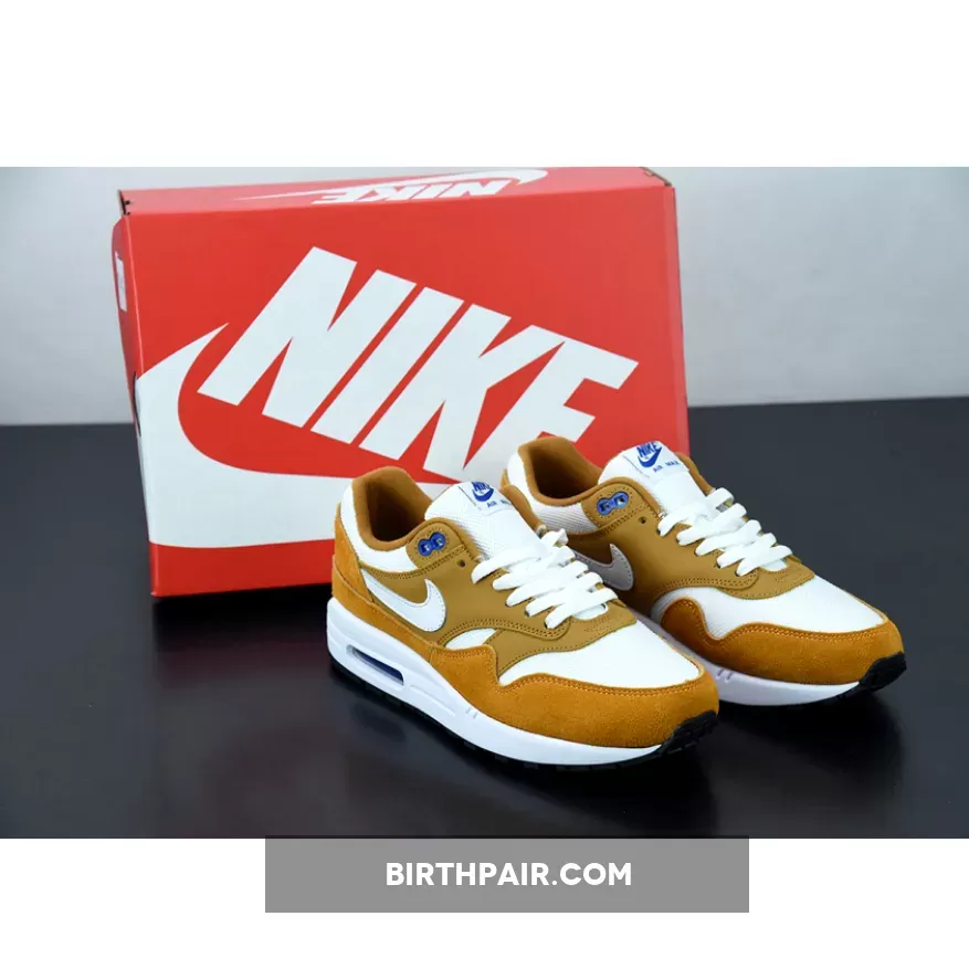 atmos x Nike Air Max 1 Premium Dark Curry/Sport Blue-Black-True White air max 1 dark curry