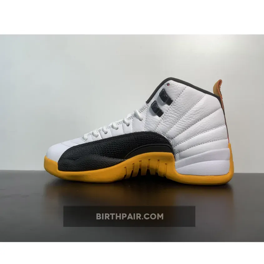 Air Jordan 12 ’25 Years In China’ White/Black-Taxi-Varsity Red