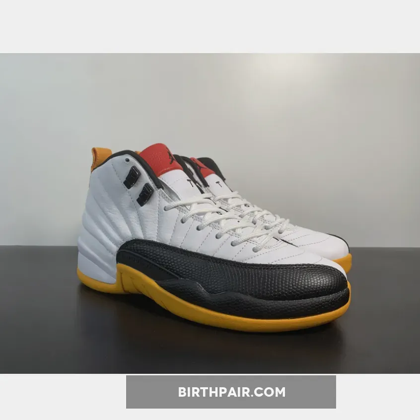 Air Jordan 12 ’25 Years In China’ White/Black-Taxi-Varsity Red