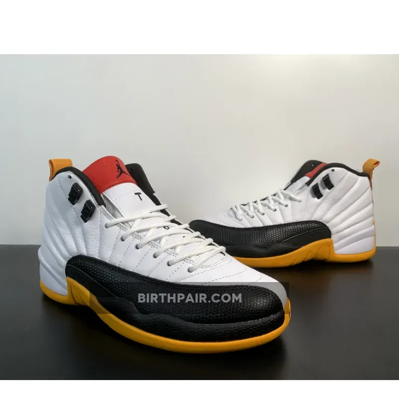 Air Jordan 12 ’25 Years In China’ White/Black-Taxi-Varsity Red