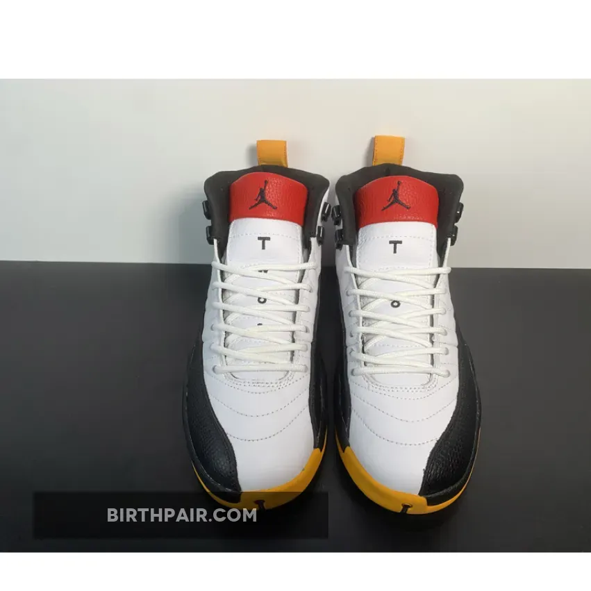Air Jordan 12 ’25 Years In China’ White/Black-Taxi-Varsity Red