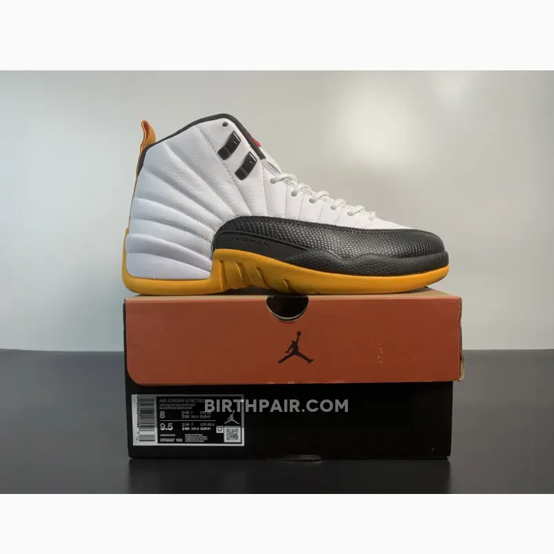 Air Jordan 12 ’25 Years In China’ White/Black-Taxi-Varsity Red