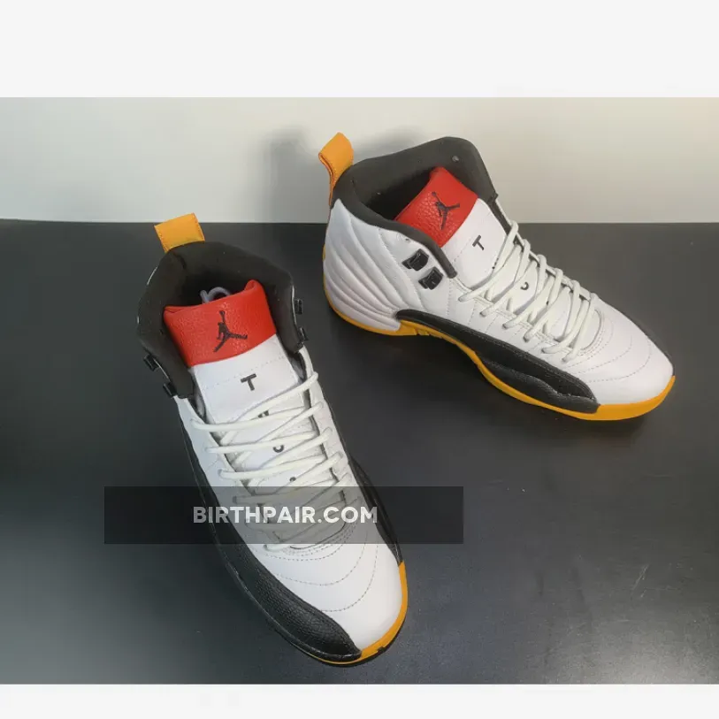 Air Jordan 12 ’25 Years In China’ White/Black-Taxi-Varsity Red