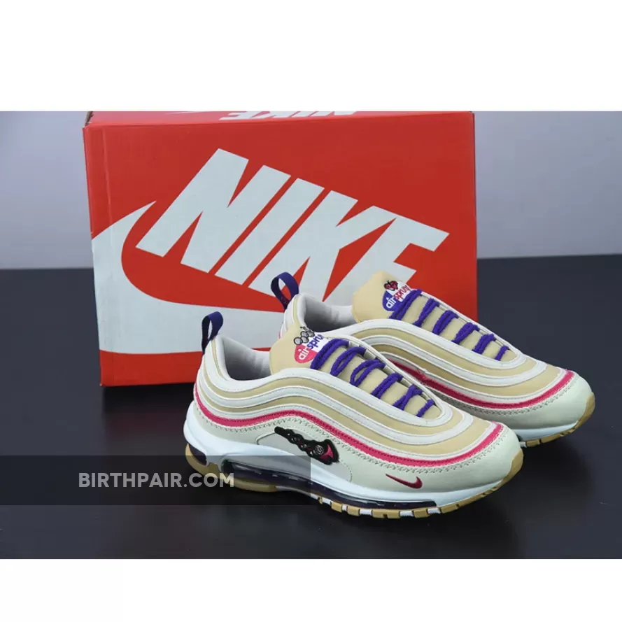 Nike Air Max 97 Air Sprung Beige Purple DH4759-200 tan air max nike