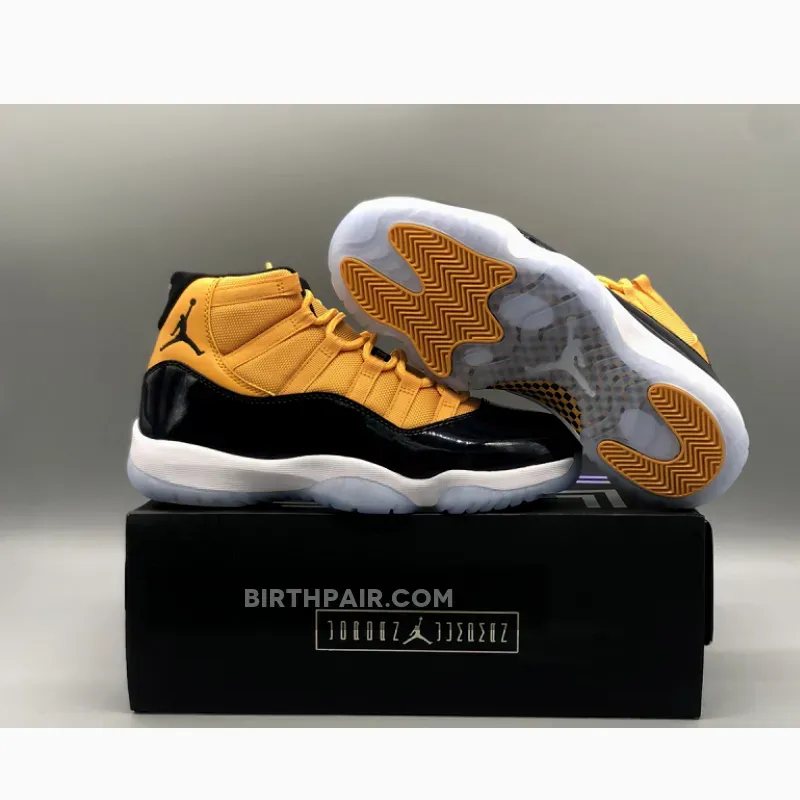 Air Jordan 11 Black Yellow / Yellow And Black Jordan 11 1675864161