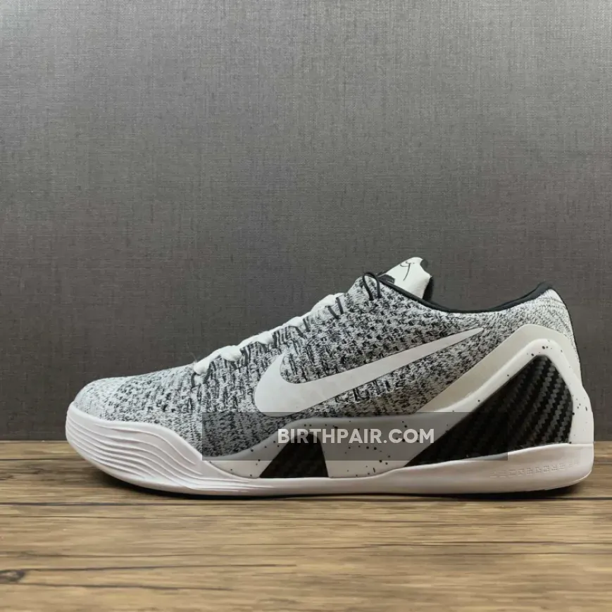 Beethoven Kobe 9 - Nike Kobe 9 Elite Low 'Beethoven' White/Black-Wolf Grey 639045-101