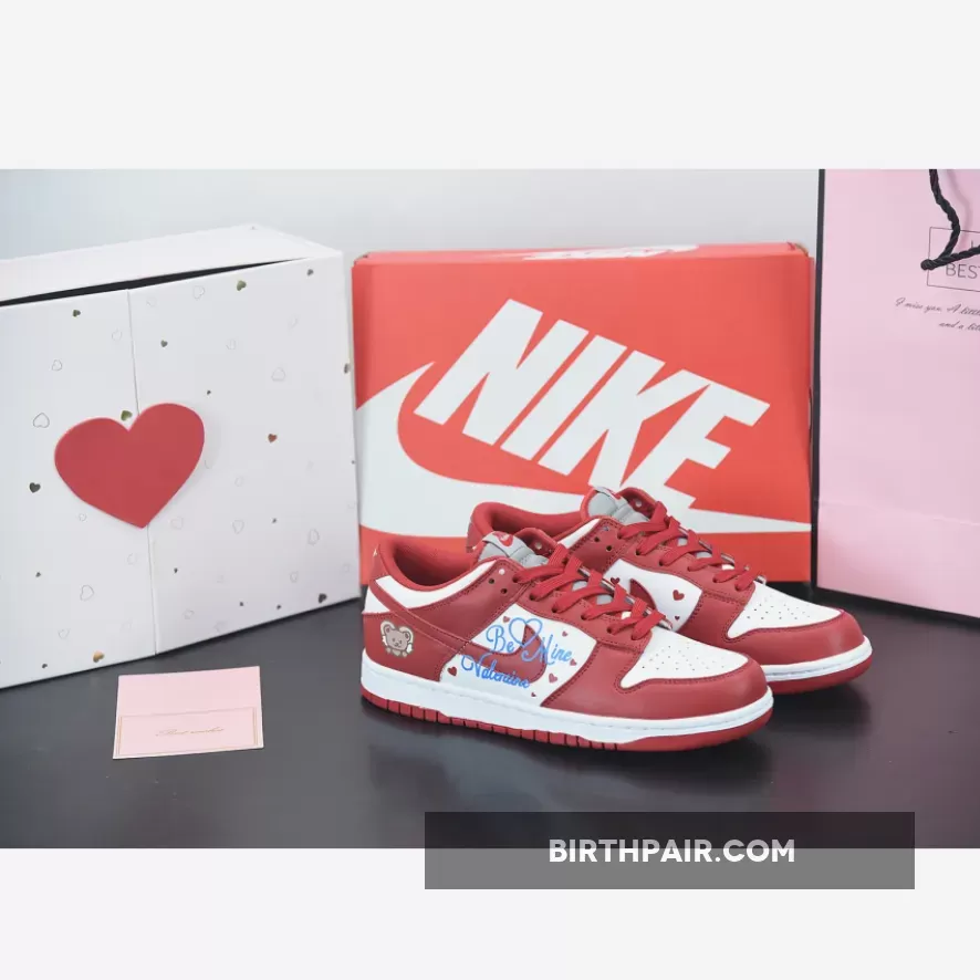 Nike Valentine Dunks / Nike SB Dunk Low 'Valentine's Day' Red White 1675866974