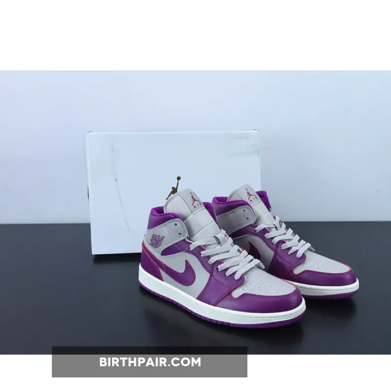 Magenta Air Jordan 1 Air Jordan 1 Mid 'Magenta' Metallic Fuchsia Dusty Pink